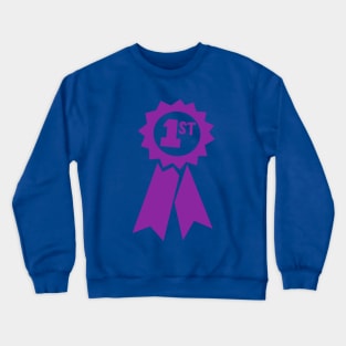 Baby Blue Ribbon symbol Crewneck Sweatshirt